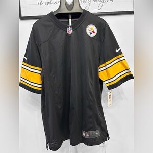 NWT, Nike, NFL Pittsburgh Steelers Blank On Field Jersey Size Large Black